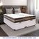 Cama Box Baú Casal Bipartido Sintético + Colchão Molas Ensacadas Texas Prime Colchões 138cm Suporta Até 120kg Por Pessoa