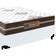 Cama Box Casal Sintético + Colchão Molas Ensacadas Texas Prime Colchões 138cm Branco - Suporta Até 120 Kg Por Pessoa