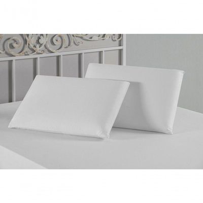 Kit Fronhas Nobre 2 Peças 50cm X 70cm Malha 100% Algodão - Branco