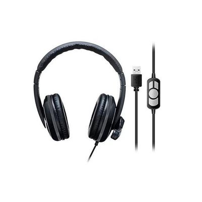 Headset Com Fio Hf700 Conexao Usb Cabo De 210cm...