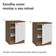 Balcão De Cozinha 60 Cm 1 Porta Rustic/branco Vik Madesa Rustic/branco