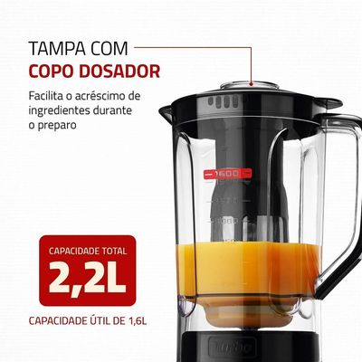 Liquidificador Turbo Power Mondial 550W L-99 FB 110V