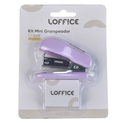 Mini Grampeador 6X4cm CV244900 Loffice Sortido