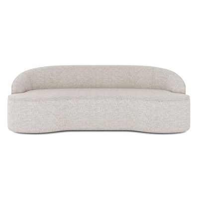 Sofá 3 Lugares Para Sala De Estar Living 210cm Theo D06 Linho Pérola - Mpozenato