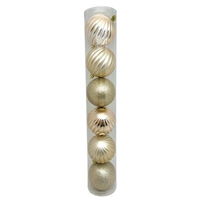 Tubo Bola Natal 6pc CHP CV244421 Cazza