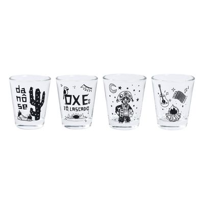 Conjunto de Copo Shot Cordel 55ml CV245261 PlayFun