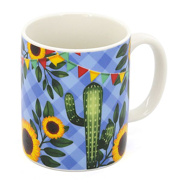 Caneca Junina 350ml CV245163 Playfun Caneca Junina 350ml CV245163 Playfun