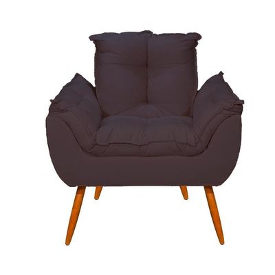Kit Namoradeira Opala Sala Quarto e 02 Poltronas Balaqui Decor Cinza