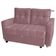 Sofá Cama Para Sala De Estar Cross Veludo Turkey Rosa