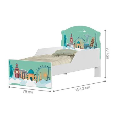 Mini Cama Viagem Pelo Mundo Com Colchão
