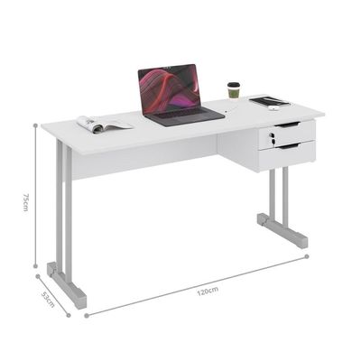 Escrivaninha Master 1.2 Euro Branco