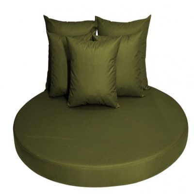 Almofadas Para Sofá Cheias Decorativas, Impermeáveis Trama Verde Olivia