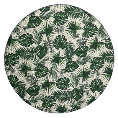 Almofadas Para Sofá Cheias Decorativas, Impermeáveis Trama Floral Verde
