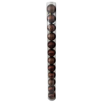 Tubo Bola Natal 6cm c 12 CV244569 Cazza Mr