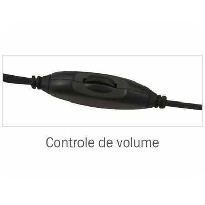 Headset K-mex Ars-7500 C/ Microfone Preto
