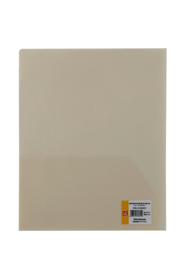 Pasta L Le com 2 Divisórias 310x240mm Cores Diversas - Item Sortido