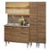 Armário De Cozinha Compacta 169cm Com Pia Rustic Emilly Madesa 12 Rustic Rustic