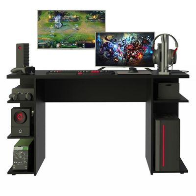 Mesa Para Computador Escrivaninha Gamer 9409 Madesa Preto
