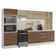 Armário De Cozinha Completa 100% Mdf 310 Cm Smart Madesa 04 Branco/rustic/crema