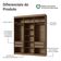 Guarda-roupa Closet 4 Gavetas 180 Cm Venus Madesa Rustic