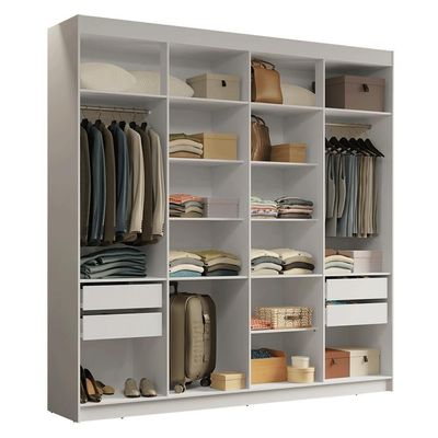 Guarda-roupa Closet 4 Gavetas 216 Cm Venus Madesa Branco