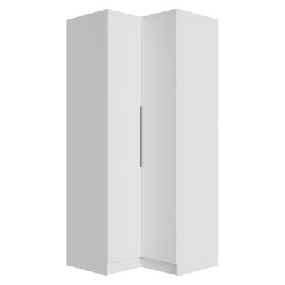 Guarda-roupa Modulado De Canto 2 Portas Branco Neo Madesa