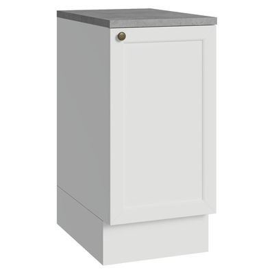 Balcão De Cozinha 40 Cm 1 Porta Branco Vik Madesa Branco
