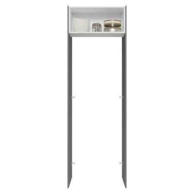 Porta-geladeira 73 Cm 1 Porta Basculante Cinza/branco/cinza Lux Madesa Cinza/branco/cinza
