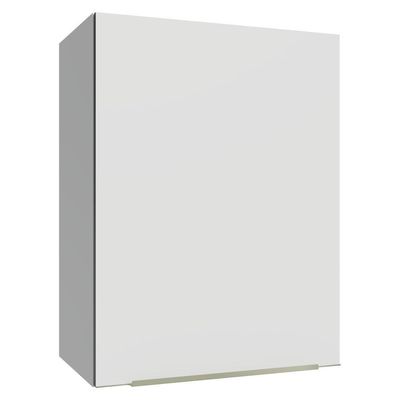 Armário Aéreo 50cm 1 Porta Branco/branco Veludo Lux Madesa Branco