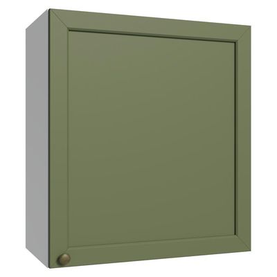 Armário Aéreo 60 Cm 1 Porta Vik Madesa Branco/verde