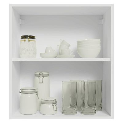 Armário Aéreo 60 Cm 1 Porta Vik Madesa Branco/verde