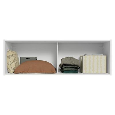 Armário Aéreo Para Quarto 100 Cm 1 Porta Basculante Branco Neo Madesa Branco