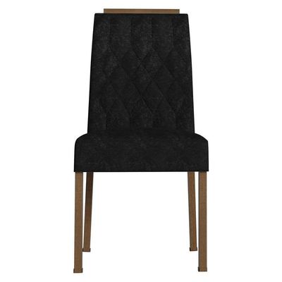 Kit 2 Cadeiras De Jantar 4256 Com Espaldar Rustic-oxford Madesa