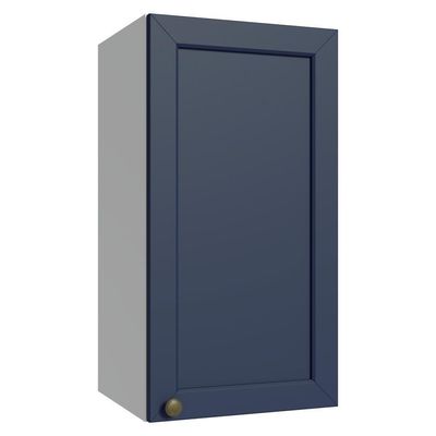 Armário Aéreo 35 Cm 1 Porta Vik Madesa Branco/azul