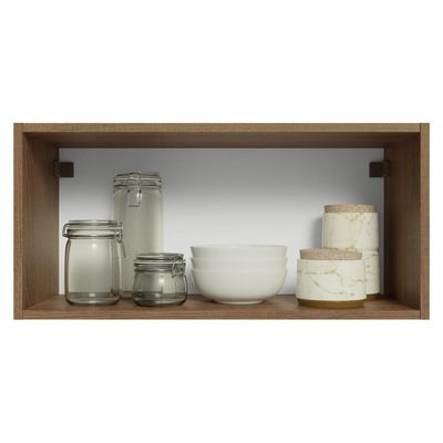 Armário Aéreo 70 Cm 1 Porta Basculante Vik Madesa Rustic/verde