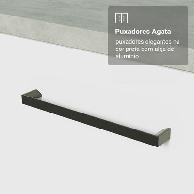 Armário Aéreo 50cm 1 Porta Branco Agata Madesa Branco