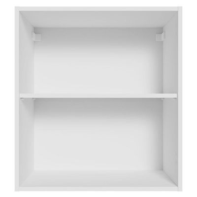 Armário Aéreo Para Quarto 60 Cm 2 Nichos Abertos Branco Neo Madesa