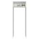 Porta-geladeira 83 Cm 1 Porta Basculante Branco/preto Glamy Madesa Branco/preto