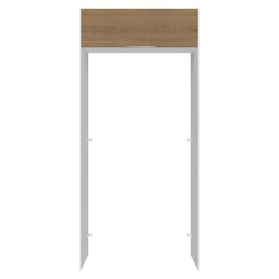 Porta-geladeira 103 Cm 1 Porta Basculante Branco/rustic Stella Madesa Branco/rustic
