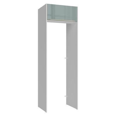 Porta-geladeira 73 Cm 1 Porta Basculante Branco/cinza Lux Madesa Branco/cinza