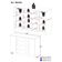 Cômoda Infantil 125cm 2 Portas E 4 Gavetas Encanto Multimóveis Mp4450 Branco/madeirado Branco/madeirado