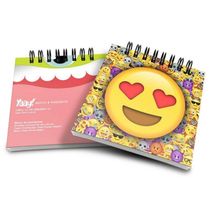 Bloco De Anotações Emoticon - Emoji Amor