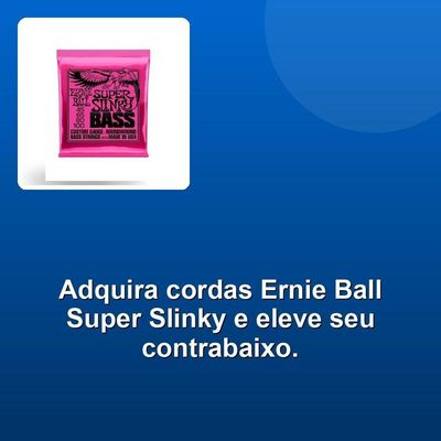Encordoamento Contrabaixo Niquel .045 Ernie Ball