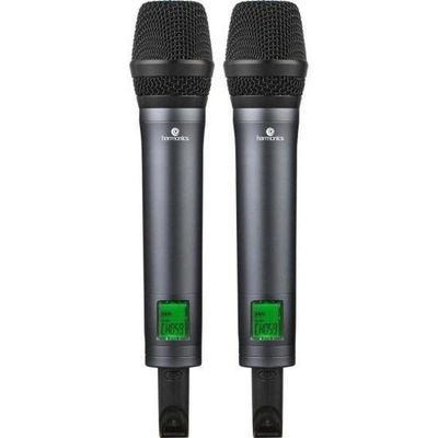 Microfone Sem Fio Harmonics Hsf-300 Duplo