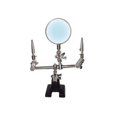 Lupa Suporte Pinças 3x Hikari Hl-s10
