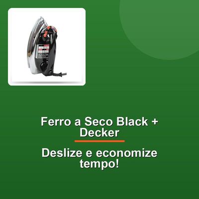 Ferro A Seco Black + Decker Vfa1110tm2 220V