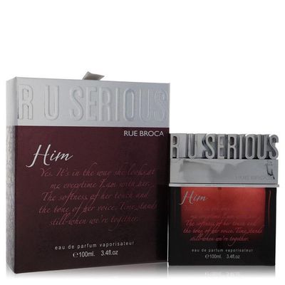 Perfume Masculina U Serious Him Rue Broca 100 Ml Eau De Parfum