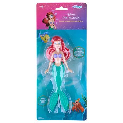 Boneca Ariel à Corda Diversão na Água Etitoys