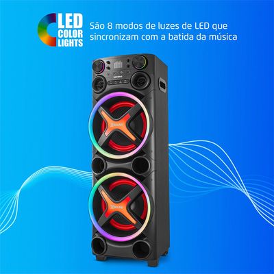 Torre de Acústica Bluetooth Mondial TM-2200 2200W