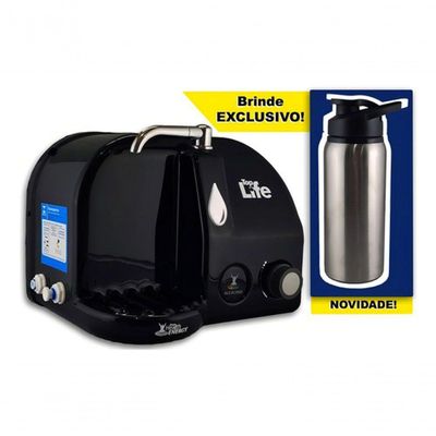 Purificador De Água Top Life Blue He Água Alcalina Ionizada Preto 110V